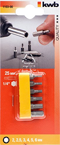 KWB Bitsatz Imbus, 6-teilig, 1103-00