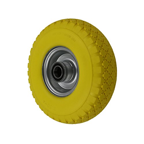 4 Stück PU Rad 260 mm B-25 Sackkarre Pannensicher, 3.00-4 Sackkarrenrad Vollgummi - 2