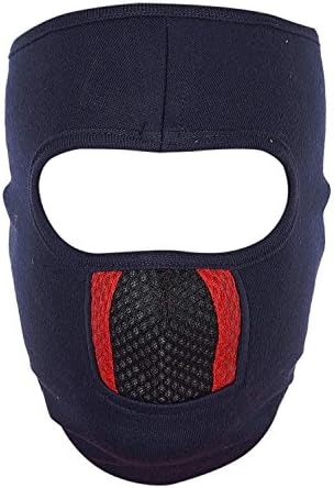 JSP BLUE FULL FACE MASK WITH RED BLACK NOSE FILTER.