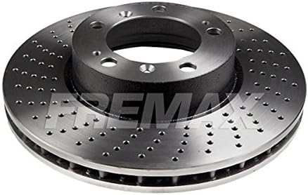 Fremax Brake Disc High Carbon, front left, Perforated, (This product contains 1 Brake Disc: For the left front axle)