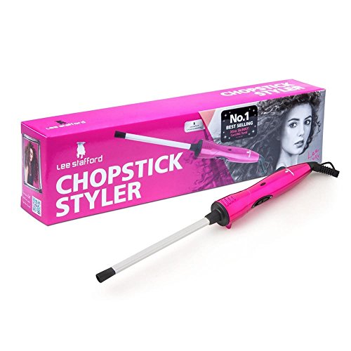Der originale Lee Stafford Lockenstab Chopstick Styler™ mit Keramikbeschichtung – Hochwertiger Lockenstyler in Profi-Qualität für niedliche Korkenzieherlocken direkt wie vom Laufsteg – EU Plug - 3