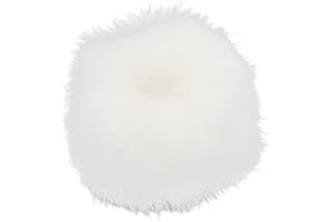 Sxhlseller Protector de Viento para Micrófono de Solapa, Protector de Viento para Micrófono Lavalier Ligero, Protector de Viento Peludo Portátil para Micrófono Lavalier de Apertura de 0,5 CM(Blanco)