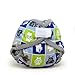 Rumparooz Newborn Aplix Cloth Diaper Cover, Robotronic