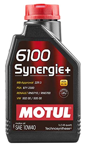 Preisvergleich Produktbild Motul 102781 6100 Synergie 10w40 Oil 1 Liter