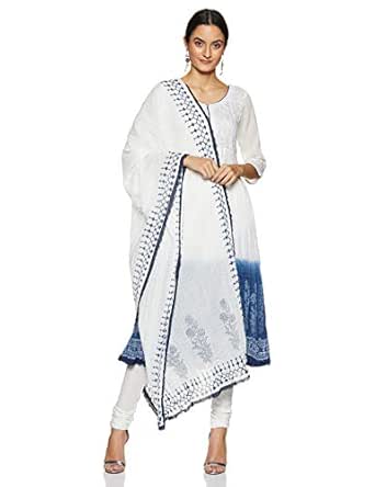 biba white anarkali