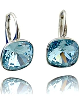 Crystals & Stones *Viele Farben* Silber 925 *SQUARE* NEU FARBE !! - Ohrringe mit Kristallen von Swarovski® - Schön...