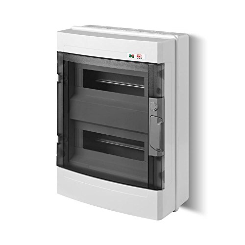 Preisvergleich Produktbild Sicherungskasten Verteilerkasten Aufputzverteiler 26 Module Aufputz IP40