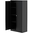 Mahmayi Modern Digital Cupboard - Secure, Stylish, and Adjustable Storage Solution for Documents, Home, and Office - Black
