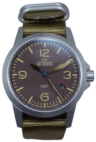 LIV MORRIS 1967 VALBERT No. 3 sportliche 42mm Herren Automatikuhr massiv Edelstahl Saphirglas SeaGull 10BAR wasserdicht LIV MORRIS 1967 VALBERT No. 3 sportliche 42mm Herren Automatikuhr massiv Edelstahl Saphirglas SeaGull 10BAR wasserdicht