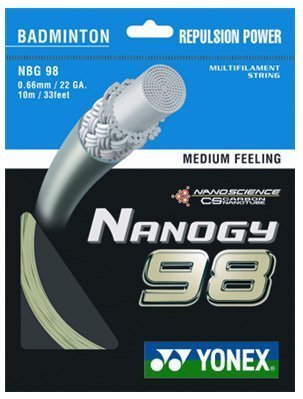 Preisvergleich Produktbild Yonex Badminton String Nanogy_98 Medium Feeling by Yonex