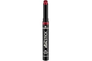 essence THE slim STICK Rouge à lèvres n° 107 Rouge longue durée nourrissant Résultat express Couleurs intenses Mat Végétalien Sans parfum Sans alcool Sans parabène 1 paquet (1,7 g)