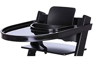 TRULS & TRINE (PLAYTRAY)- DE PlayTray Tisch, Passend Für Den Tripp Trapp Hochstuhl, Schwarz