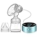 Produktbild Elektrische Brustpumpe, Tragbare Elektrische Milchpumpe mit LCD Smart Touchscreen, Wiederaufladbare Milchpumpe Elektrisch mit Muttermilchbehälter und Brust-Massage von SUMGOTT