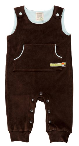 loud + proud Baby Girls' Footie -  Brown - Braun (Chocolate) - 0-3 Months