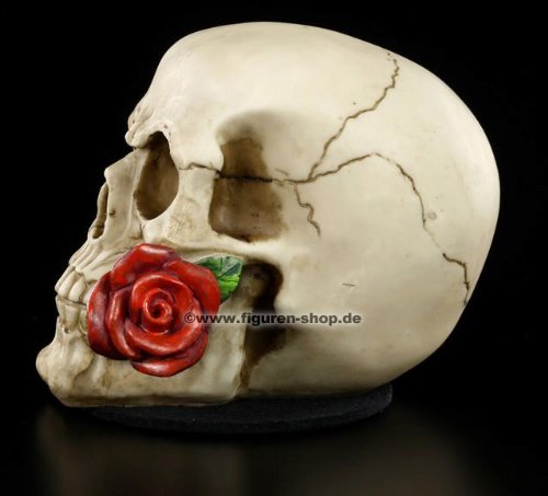 Nemesis-Now-Rose-Dead-Skull-Figurine-15cm
