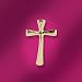 Produktbild Set of 5 Cross Lapel Pins. Gold Colour Jesus Cross brooch. Great Value Gift or Stocking Filler by Lapel Pins