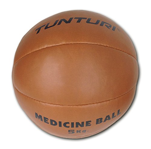 Preisvergleich Produktbild Tunturi Medizinball Classic Gym, Braun, 5 kg, 14TUSBO100