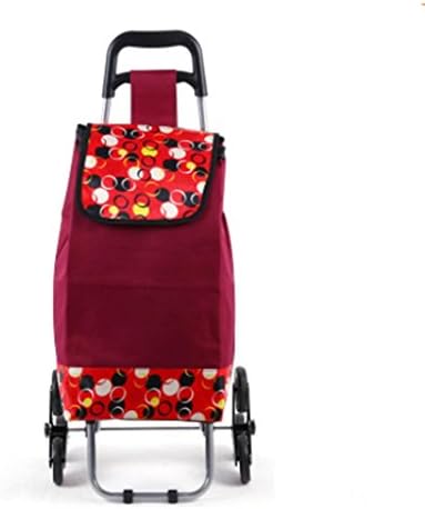 MOXIN Shopping cart - supermarket portable pull car home folding push cart , 35l