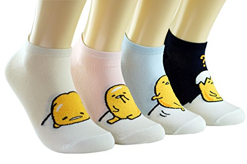 DASOM Calcetines gudetama pastel mujer