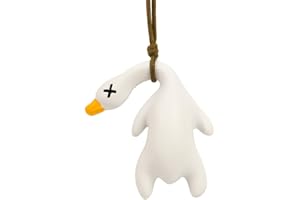 HYMUUNI Swinging Duck Car Hanging Ornament Flying Duck Car Interior Hanging Accessories Hanging Flying Duck Hanging Ornament Car Rear View Pendant for Car Mirror Auto Interior Decoration Accessories