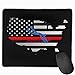Produktbild Beach Volleyball Thin Red Line Flag Maus-Pads Non-Slip Gaming Mouse Pad Mousepad for Working,Gaming and Other Entertainment