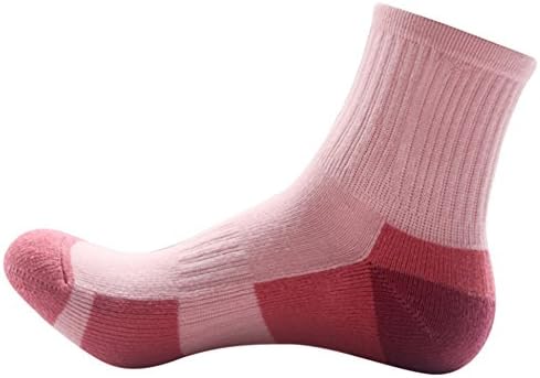 3 Pairs Women Girls Running Hiking Socks - No Blister Terry Cushion, Breathable, Warm, Moisture Wicking, Arch Support, for Outdoor Sports Walking Trekking Cycling Camping Golf Gym, Ladies UK Size 4-8