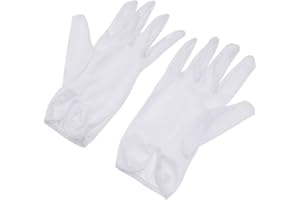 LOVIVER Referee Gloves for Snooker Or Pool,White, Size