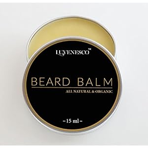 All Natural & Organic Beard Balm By Luvenesco. Daily beard Conditioner that Promotes Healthy Beard Growth – Natural… - Image 3