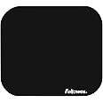 Fellowes Tappetino Mouse Soft in Blister, Durevole e Facile da Pulire, Superficie Antiscivolo, Mouse Pad Nero