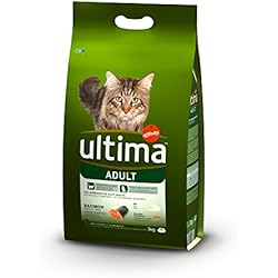 Ultima Croquettes pour Chat Adulte Saumon et Riz 3 kg