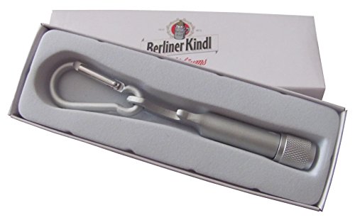 Preisvergleich Produktbild Berliner Kindl - Mini-Taschenlampe mit Flaschenöffner aus Alu
