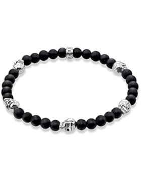 Thomas Sabo Unisex-Armband Rebel at Heart 925 Sterling Silber Länge 17 cm A1097-023-11-M