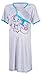 Happy Mama Women's Maternity Hospital Gown Nightie for Labour & Birth. 163p (Turquoise, UK 12)