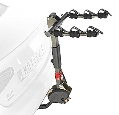 Mottez Porte-vélos rabattable 3 vélos Noir