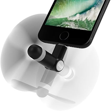 Summer Cooling Gadget - iPhone Mini Fan, DISDIM 8 Pin Lightning iPhone Fan with 180 Degrees Rotating Suitable for Hot Weather - iPhone 7 / 7 Plus / iPhone 6 / 6s and iPad Pro Air (Black)