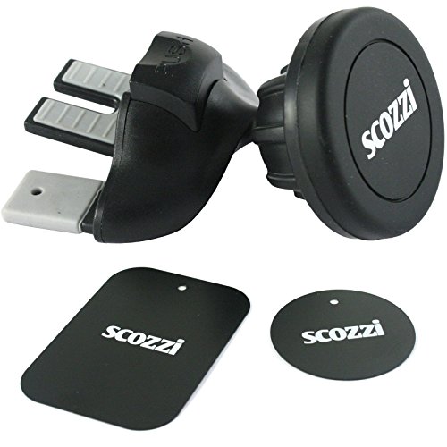 Supporto auto CD slot scozziÂ® 360Â° universale per Smartphone Cellulare Telefono Portacellulare Porta Lettore Fessura Autoveicolo Camion Autocarro Magnete Magnetico (ama7)
