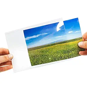 LifeKrafts Magnetic Photo Frame (Size :(6X4) Inches, Pack of 2) - A Beautiful Gifts for Family and Friends. It Can Be Used On Refrigerator/Fridge/Any Metal Surface,Magnet Image Holder etc.