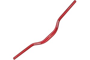 UPANBIKE VTT vélo Extra Long guidon φ31.8mm 720mm / 780mm Riser Bar(Fuchsia, 780mm)