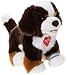 Price comparison product image Pia Pia Club 17100 Sitting Bernese Mountain Dog Plush Toy, 20 cm