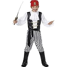 Smiffy's - Disfraz de pirata para niño, talla M (5 - 7 años) (25761M)