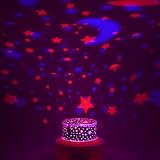 Generic L8-White LED Rose Star Auto Rotate 4 Slideshadow Color Changing Night Light, Plastik, weiß, 12.5 x 12.5 x 12.5 cm - 5