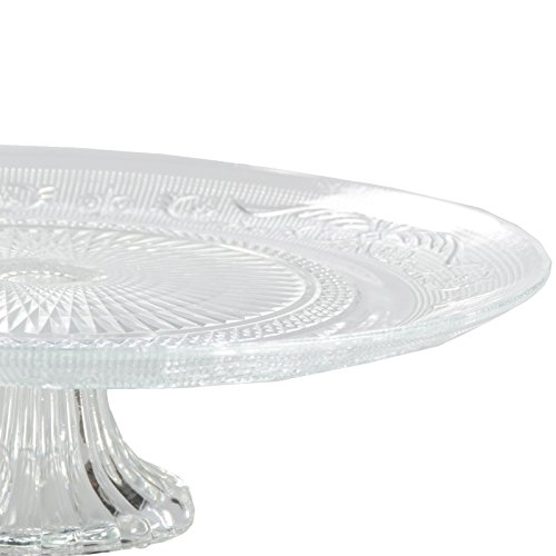 Ø 32,5 cm Tortenplatte Glas Kuchenplatte Tortenständer Kuchenständer HA-001TP - 3