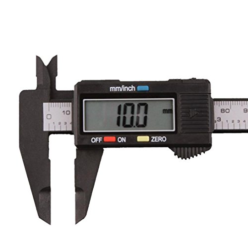 ESAILQ 150mm / 6inch LCD Digital Elektronisches Carbon Fiber Vernier Messschieber Micrometer