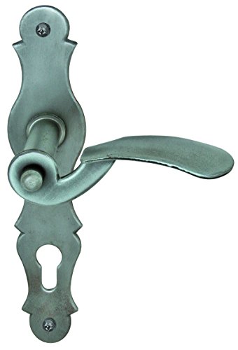 Preisvergleich Produktbild Alpertec Türbeschlag Elias II Langschildgarnitur für Zimmertüren Türklinke Türdrücker Türgriffe, 1 Stück, 31062010