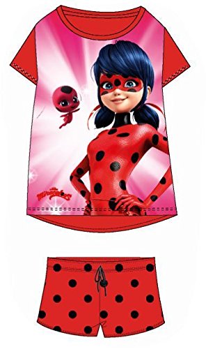 Pijama Prodigiosa Ladybug talla 8 años (128 cm) rosa