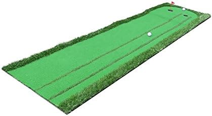 Golf Mats Golf Putt Practice Mat Indoor Fairway Exercise Blanket 3 Meters Long (Color : 1#)