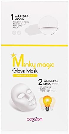 [Cossom] Minky Magic Glove Mask Sheets (Brightening) - Set of 10 Pcs