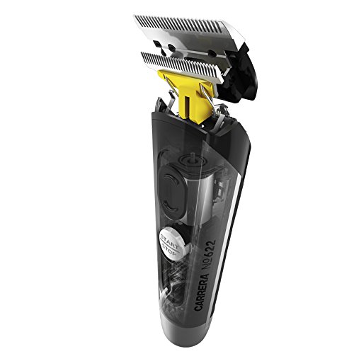 CARRERA 622 Haarschneider & Haartrimmer mit Aufsatz 4 – 19 | 21 – 36 mm Feineinstellung 0,8 | 1,2 | 1,6 | 2,0 mm Haarschneidemaschine mit Akku Netzbetrieb - 4