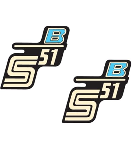 2taktshop 4-Piece Simson S51 Enduro Sticker Set Retro DDR Style : Buy Online At Best Price In KSA - Souq Is Now - Foto 2