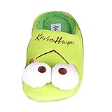 Mujer Deslizamiento en los Zapatos Interior Estampado de algodón Caliente Dormitorio Salón de...